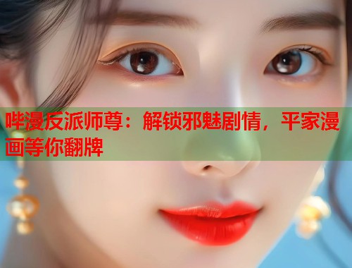 哔漫反派师尊：解锁邪魅剧情，平家漫画等你翻牌  第1张